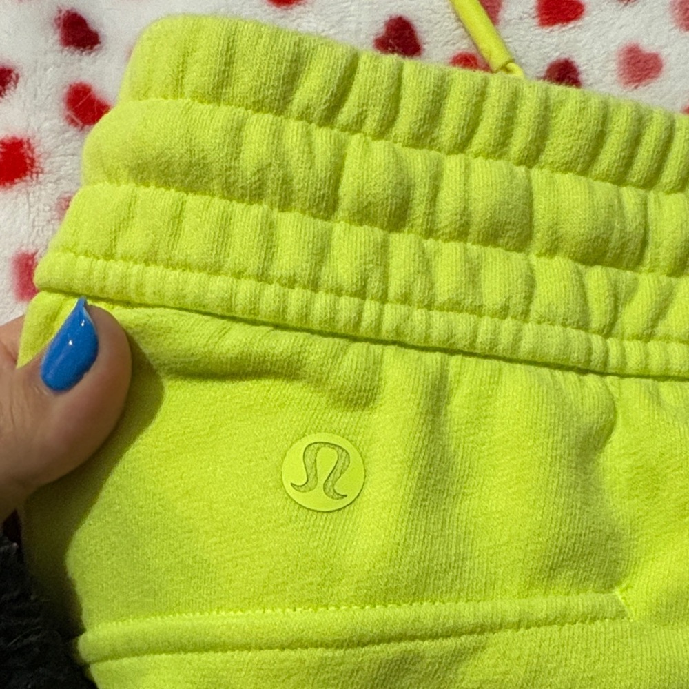 Lululemon Athletica Neon Yellow Athletic Shorts - Picture 4 of 4
